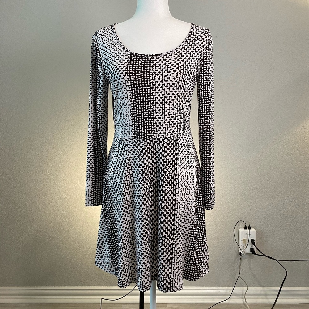 Michael Kors Dark Brown & White Dress